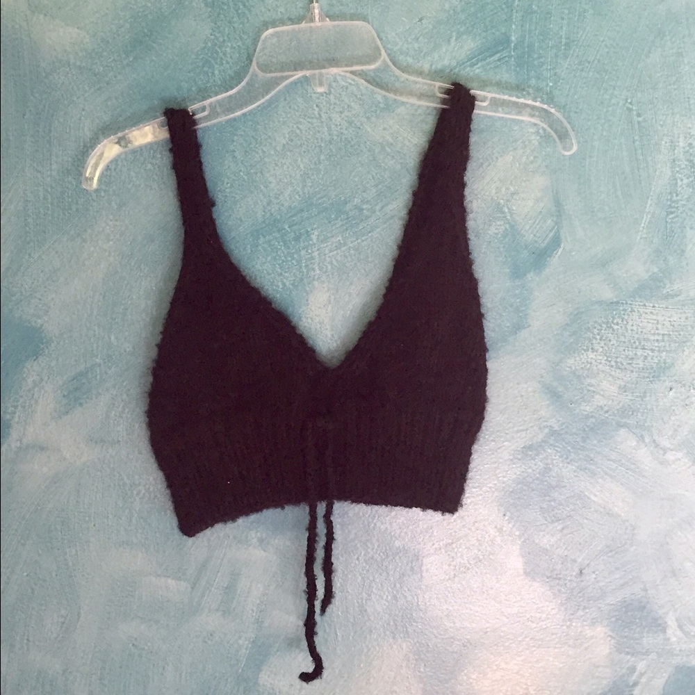 Alpaca fur bralette
